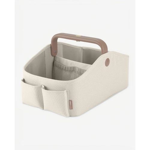 Skip Hop Diaper Caddy Organizer with Touch Sensor Night Light Nursery Style Oat