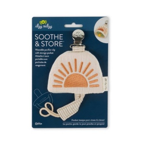 Itzy Ritzy Store & Soothe Pacifier Clip - Sun