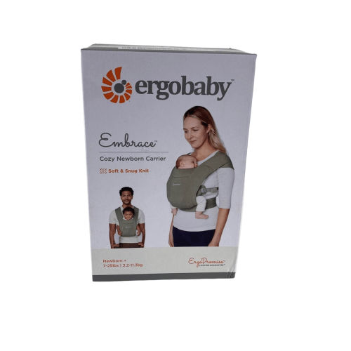 Ergobaby Embrace Baby Carrier, Soft Olive, Knit