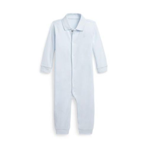 Baby Boys Soft Cotton Polo Coverall