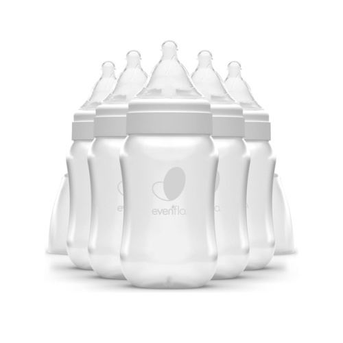Evenflo Feeding Premium Proflo Venting Balance Plus Wide Neck Baby, Newborn and Infant Bottles - Helps Reduce Colic - 9 Ounce (Pack of 6)