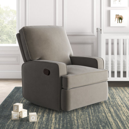 Greyleigh™ Baby & Kids Emily Upholstered Reclining Rocking Chair & Reviews | Wayfair