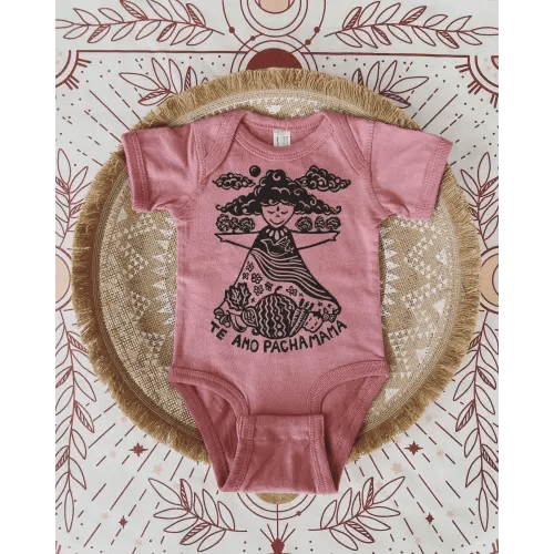 Pachamama baby bodysuit — Hippie Baby Co