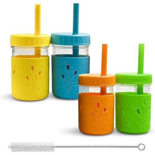 Spill-resistant Kids & Toddler Glass Cups