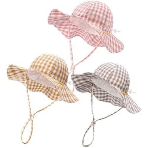 FURTALK Baby Sun Hat Toddler Summer Hats UPF 50+ Wide Brim Girls Boys Bucket Hat