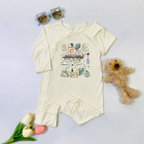 Retro Noah Kahan Songs Bodysuit, Stick Season, Noah Country Music Concert, Halloween Music, Fall Season