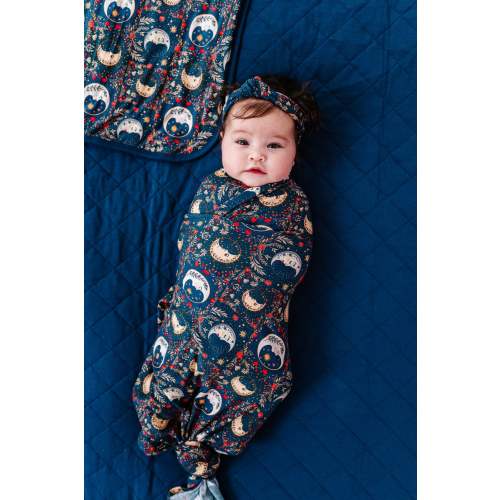 Swaddle Set in Boho Moons