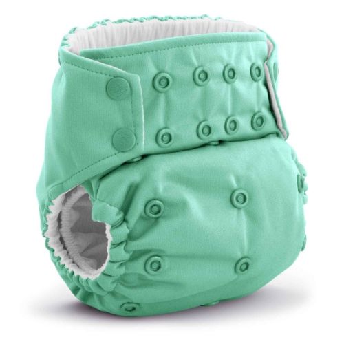 Kanga Care Rumparooz G3 AWJ Reusable One Size Cloth Pocket Diaper (6-55+ lbs) - Sweet Green