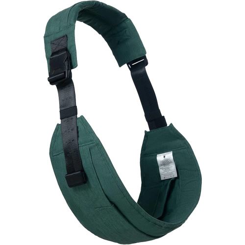 Toddler Carrier - Premium Cotton, Large Seat & Back Support, with Large Pocket, One Size Fits All, Ideal for 6-48 Months (11-44 lbs) (Green)