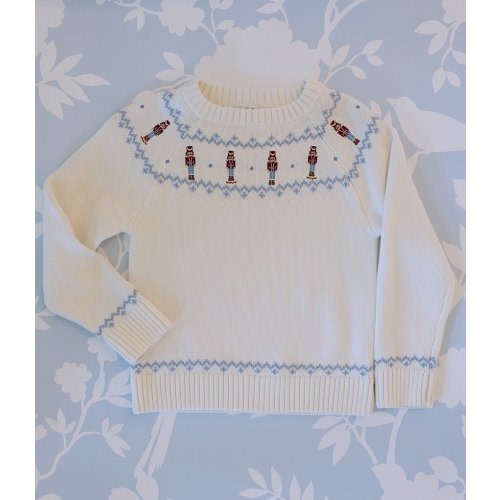 Edgehill Collection x The Broke Brooke Baby Boys Fritz Fair Isle Nutcracker Sweater