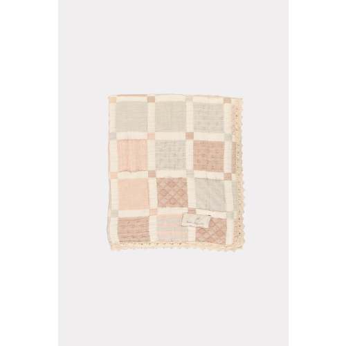 Bebe Organic Patchwork Blanket - Mellow