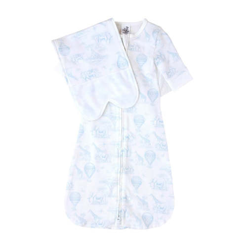 Butterfly Swaddle - Multi-Stage Sleep System (Blue Safari) - Small (7-12lbs) / Blue Safari