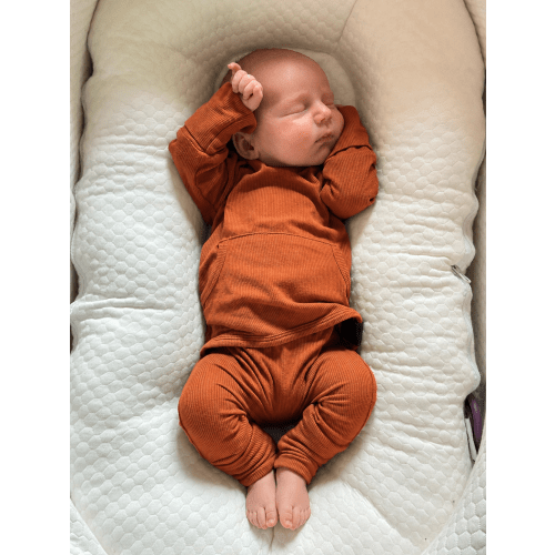Front Opening Ready Set Romper® in RIBBED CLAY