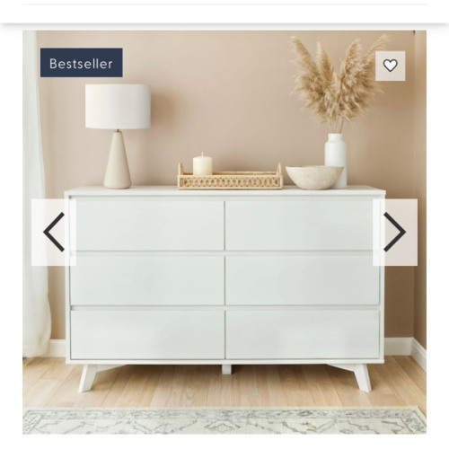 Modern 6-Drawer Dresser