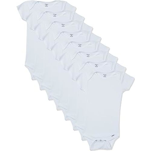 Gerber unisex-baby 8-pack Short Sleeve Onesies Bodysuits