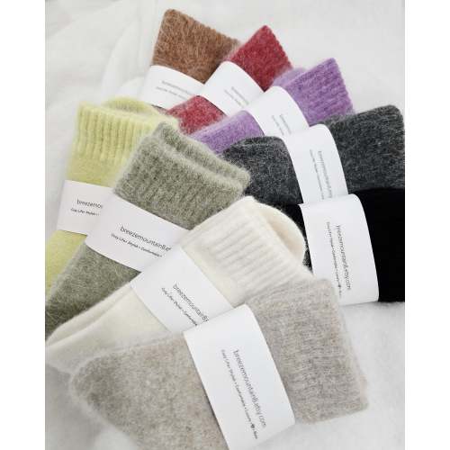 SOFT ANGORA WOOL Socks |Warm Cozy Winter Socks for Women|Premium Winter Warm Socks|Luxury Bed Socks|Perfect Gift for Cold Weather & Holidays