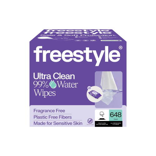 Freestyle Soft Baby Wipes for Sensitive Skin, Unscented, 9 Flip Top Packs, 648 Total Count