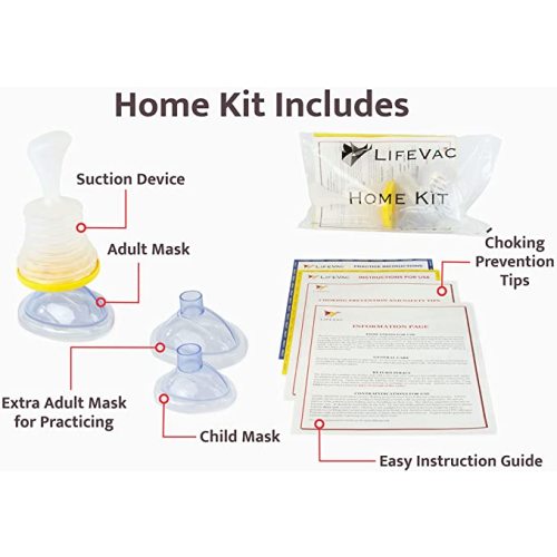 LifeVac - Choking Rescue Device Home Kit for Adult and Children First Aid Kit