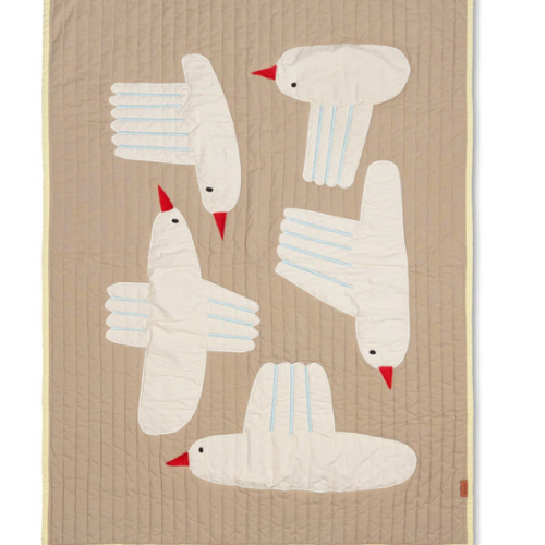 Bird Quilted Blanket by Ferm Living – Really Well Made