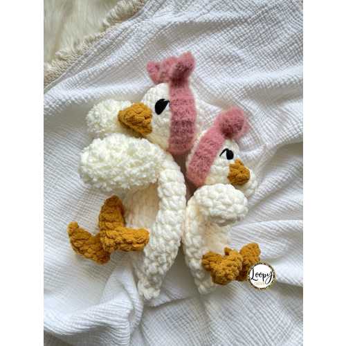 Crochet Della Duck Lovey – Plush Snuggler
