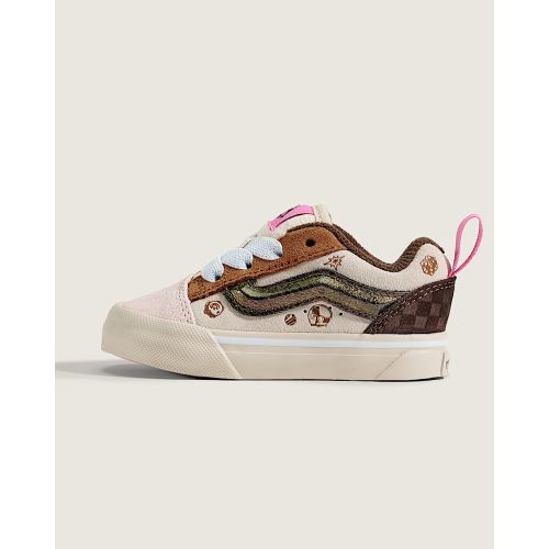 VANS x SPACE MOLLY Toddler Knu Skool Shoe in Space Molly Oatmeal Beige / Mist Blue | Vans