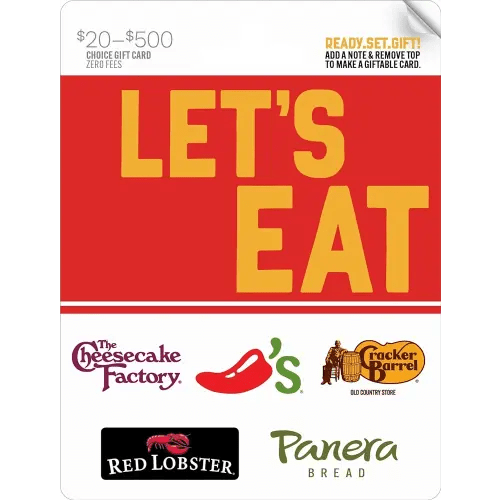 Let's Eat Gift Cards