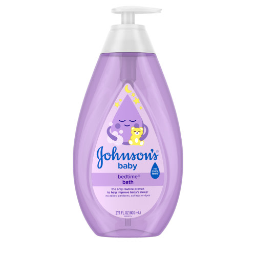 Johnson's Tear-Free Bedtime Baby Bath, Soothing Aromas, 27.1 fl. oz