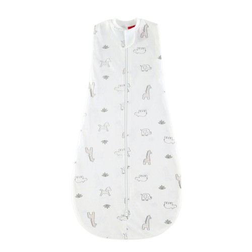 Bilbi Swaddle 0.2 Tog Ivory Safari Size Newborn
