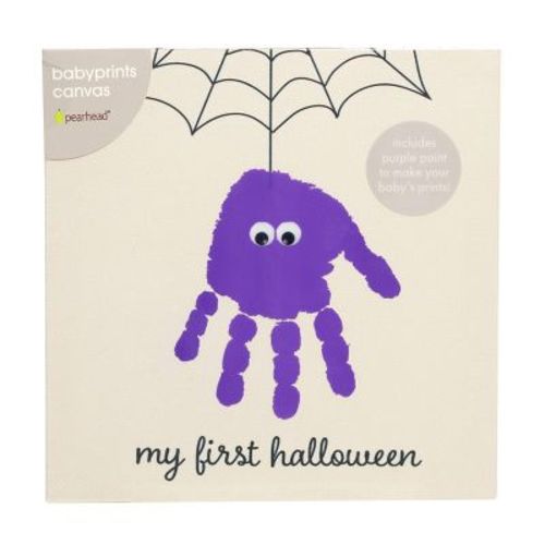 Pearhead Halloween Spider Print Canvas Holiday DIY Art Kit