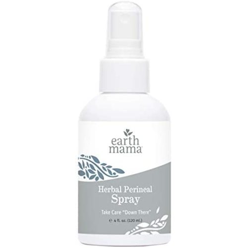 Herbal Perineal Spray by Earth Mama | Safe for Pregnancy and Postpartum, Natural Cooling Spray for After Birth, Benzocaine and Butane-Free 4-Fluid Ounce - 4 Fl Oz (Pack of 1)