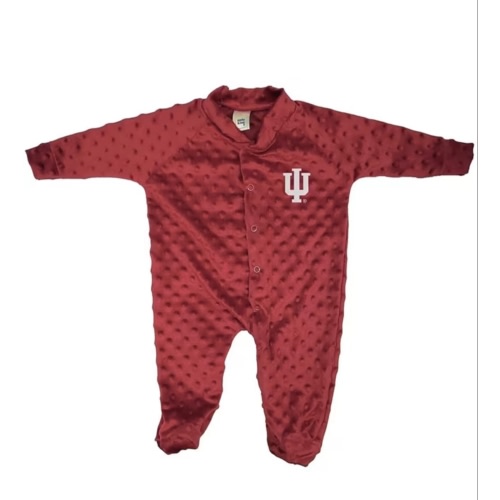 Indiana Hoosiers Baby Cuddle Romper Pajamas