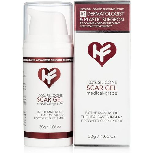 HealFast Silicone Scar Gel - Medical Grade Scar Cream for Surgical Scars
