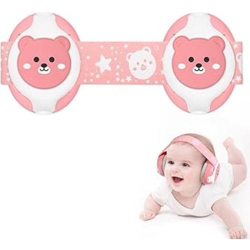 Baby Ear Muffs,25dB Infant Noise Cancelling Headphones for Babies 0-36 Months with Adjustable Headband Infant Ear Protection,Ideal Baby Travel Essentials for Outdoor,Sleep,Airplane & Music Festivals
