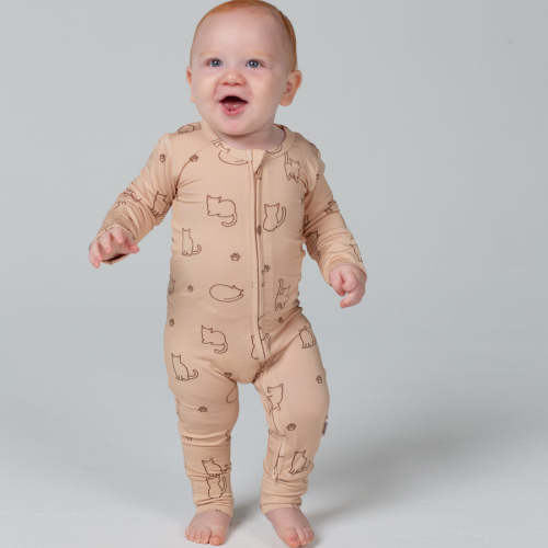 Willow+Co Footie - Kitty Cats