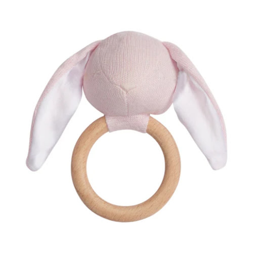 Rattle in Pink Bunny | Over The Moon