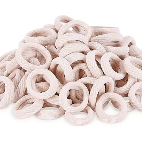 200 Pack Hair Ties BEoffer Kids Baby Toddlers Girls Elastics Hair Bands No Damage Beige Small Rubber Bands Ponytail Pigtails Holders Not Harm to Hair