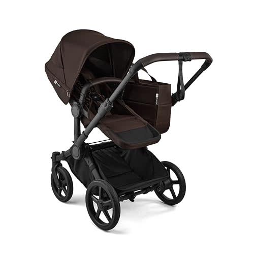 Bugaboo Donkey 6 Single-to-Double Side-by-Side Stroller All-Terrain Stroller for Newborn and Toddler (Cocoa Brown)