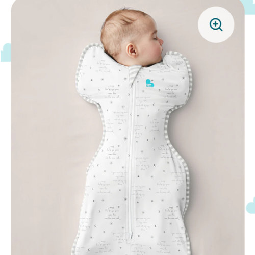 Swaddle Up™ 0.2 TOG Cotton White You Are My