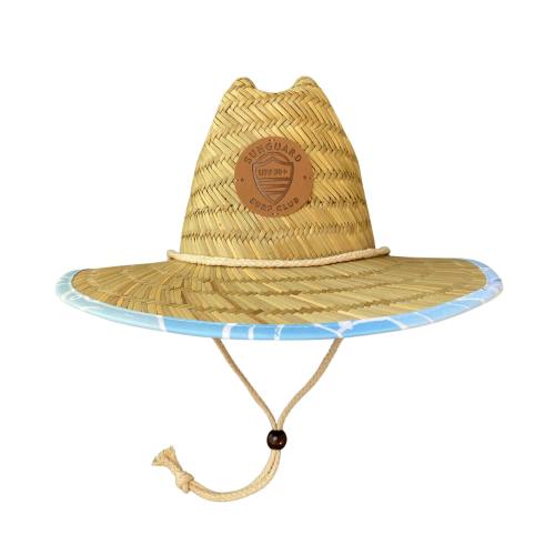 Kids Straw Lifeguard Hat