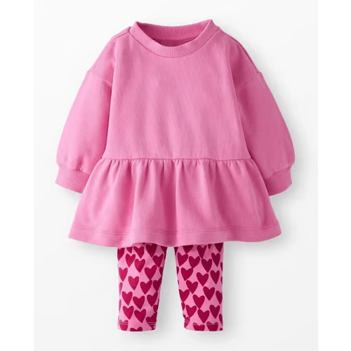 Baby French Terry Dress & Leggings Set