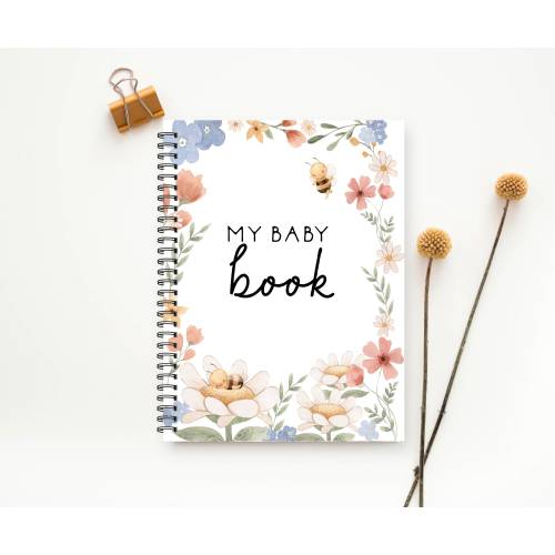 Baby Book, Baby Journal, Baby Shower, Baby Album, Pregnancy Gift, Baby Gift, Mother Gift, Pregnancy Gift, Baby Boy, BB75