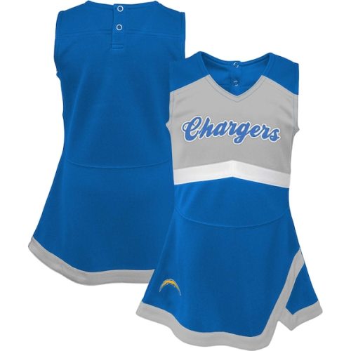 Los Angeles Chargers Girls Infant Cheer Captain Jumper Dress - Powder Blue
