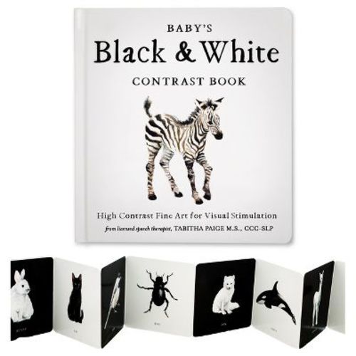 Baby's Black and White Contrast Book - (Tabitha Paige Children's Book) by Tabitha Paige (Board Book)