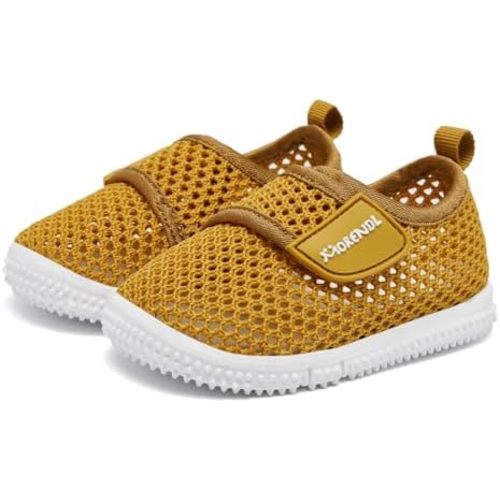 MORENDL Toddler Water Shoes Baby Breathable Mesh Non-Slip Sandals Quick Dry Lightweight Beach Barefoot Shoes