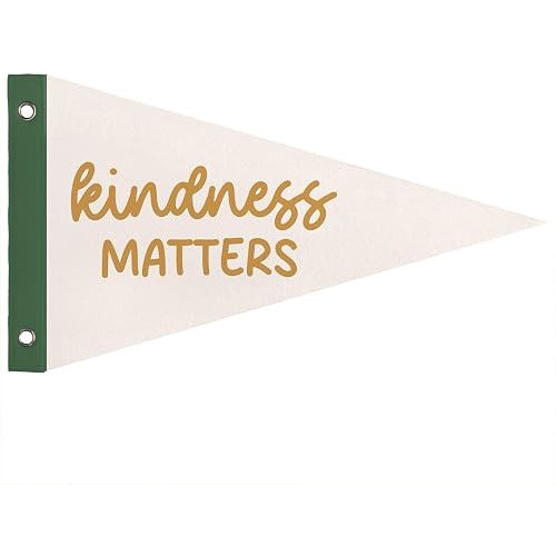 Kindness Pennant Flags Playroom Banner Positive Kids Nursery Decor