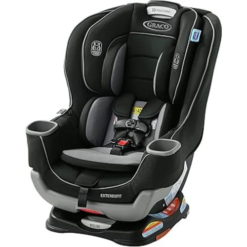 Graco Extend2Fit Convertible Car Seat, 2-in-1 Forward & Rear-Facing Baby Car Seat, 1.8-30 kg (4-65 lb), Titus
