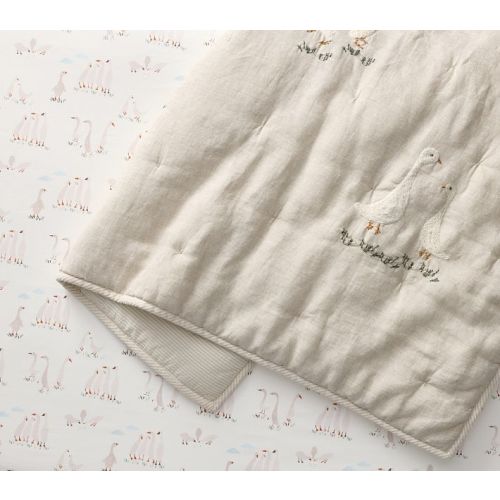 Darby Duckling Baby Quilt | Pottery Barn Kids