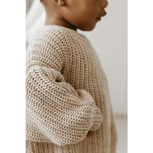 ‘Oat Fleck’ Chunky Sweater – Oat Co