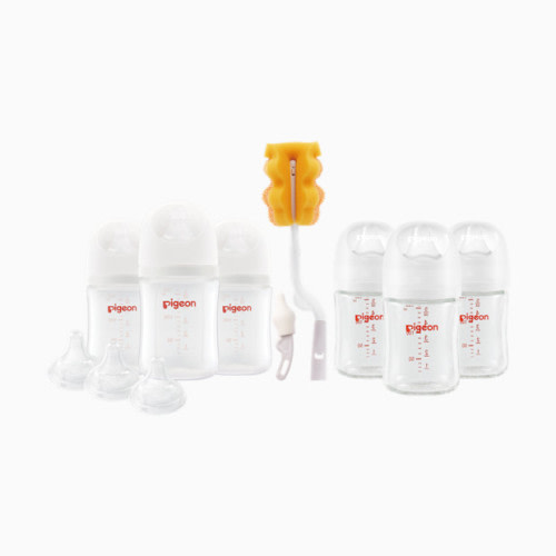 Glass and Plastic Baby Bottle Starter Gift Bundle