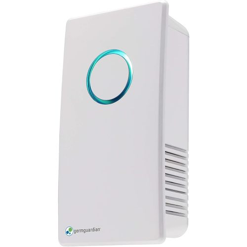 Germ Guardian GG1100W 7” Pluggable Small Air Purifier, Small Room Wall Air Sanitizer, Freshens Air, UV-C Light Kills Germs, Reduces Odors from Pets, Cooking, Mold, GermGuardian, 1-Yr Wty (White)